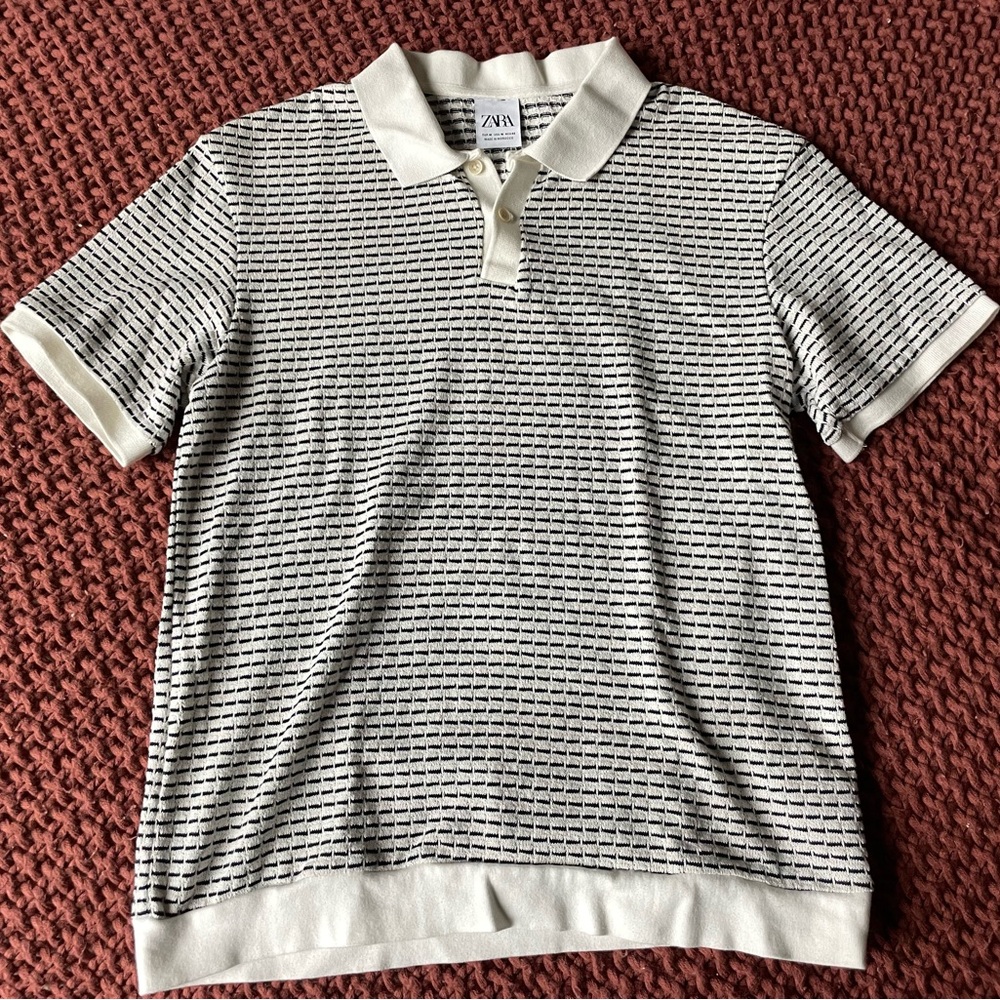 Zara Men's Knit Polo